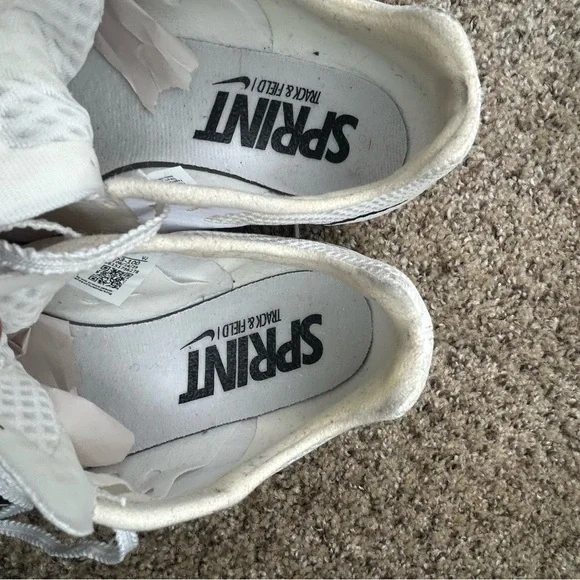 Brand new Nike Zoom Rival Sprint Track &Field Shoes White Black... - Picture 6 of 7